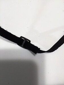 Secure Leather Strip through Underside of Tri-Glide Buckle, Easy DSLR Camera Strap