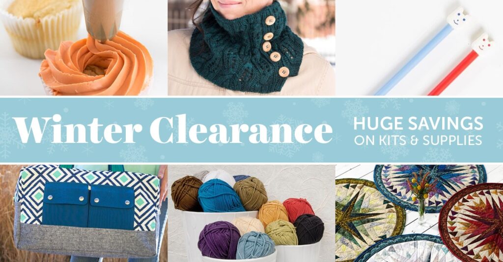 WInter Clearance Craftsy's Winter Clearance