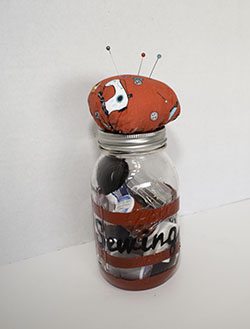 Mason Jar Sewing Kit