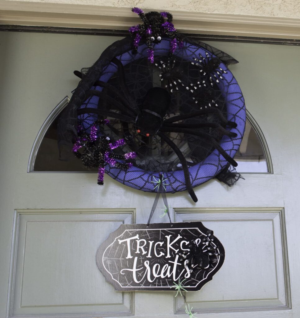 Spider Wreath 99 Cent Store Halloween Wreath
