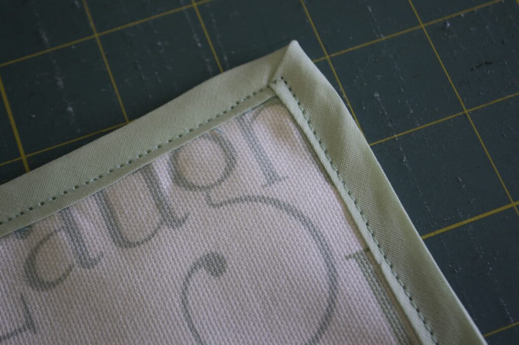 Finished Bias Binding How to sew Bias Binding