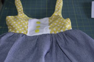 Sew the Skirt to the Bodice Easy to Make Adorable Toddler Dress