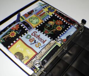 Finished Pencil Case DIY Three Ring Binder Pencil Case