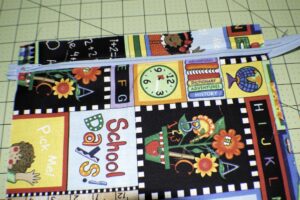 Installed Zipper DIY Three Ring Binder Pencil Case