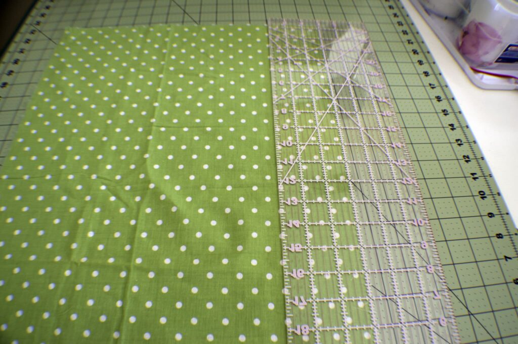 Measure Down 3 inches and Cut Make a zippered flanged pillow