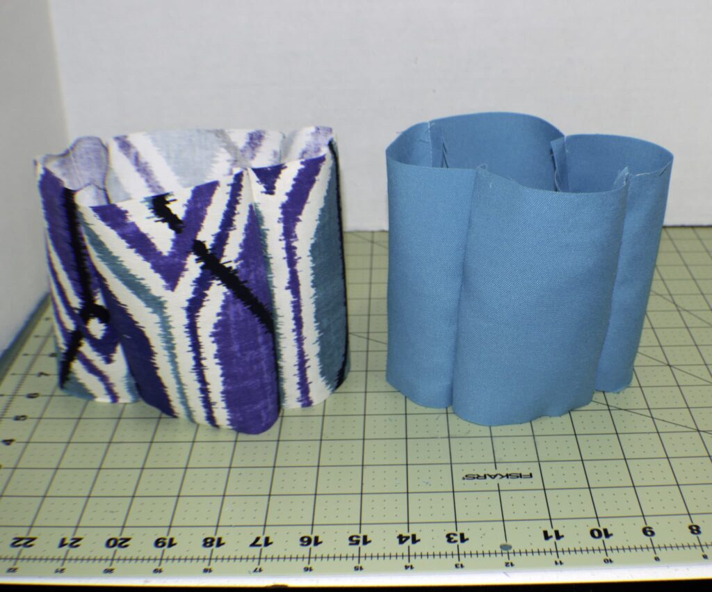 Sew the Sides Together Make a fabric tissue box holder