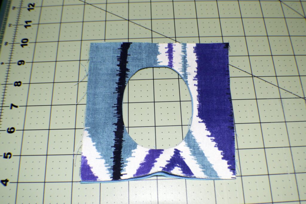 Turn the Pieces Right Sides Out Make a fabric Tissue Box Cover