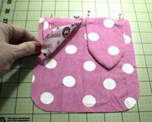 Attach the Ears How to Sew a Drawstring Easter Bunny Bag
