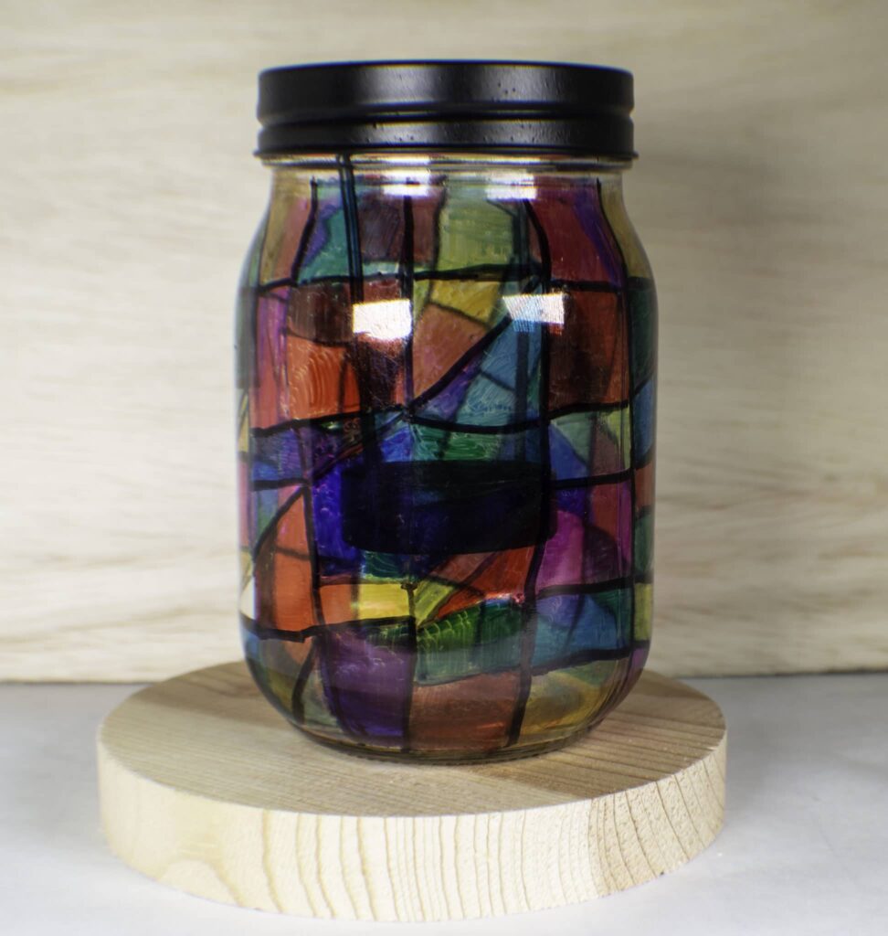 How to make sharpie stained glass