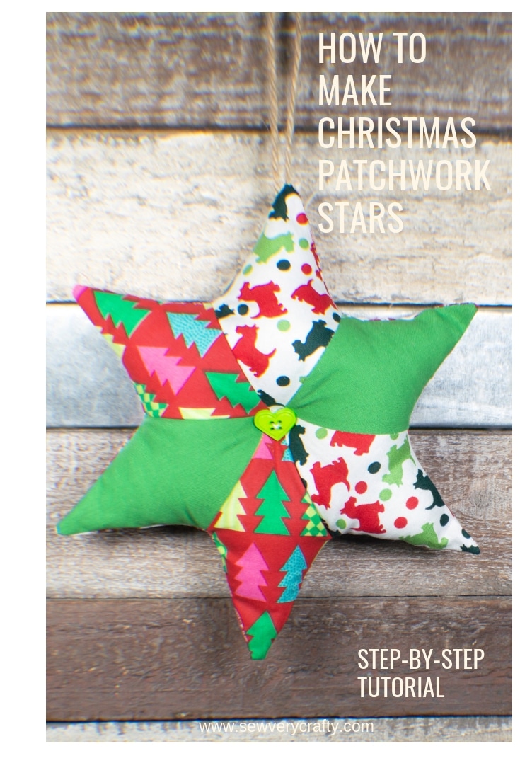 How to make a Christmas patchwork star