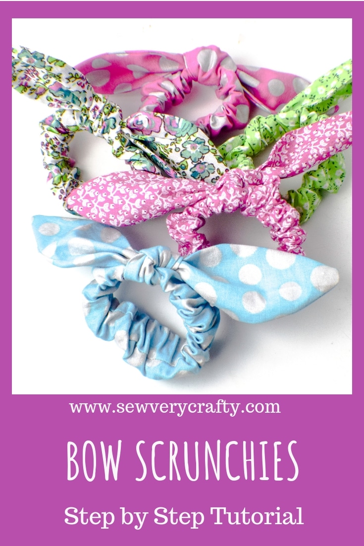 How to make bow scrunchie