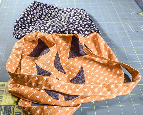 How to make a pumpkin treat bag