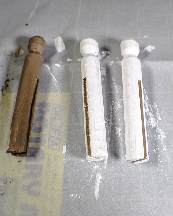 How to make clothespin Christmas ornaments