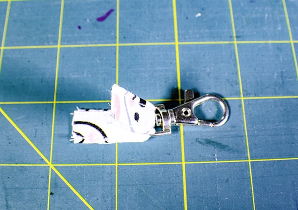 How to make a cat zipper pouch