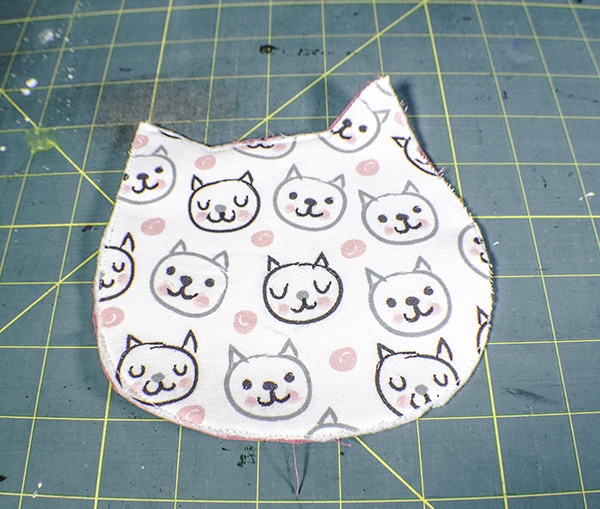 How to make a cat zipper pouch