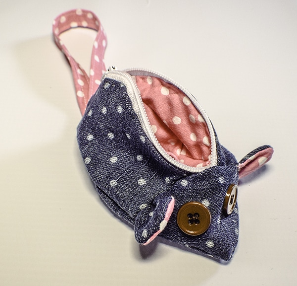 How to make a mouse coin purse