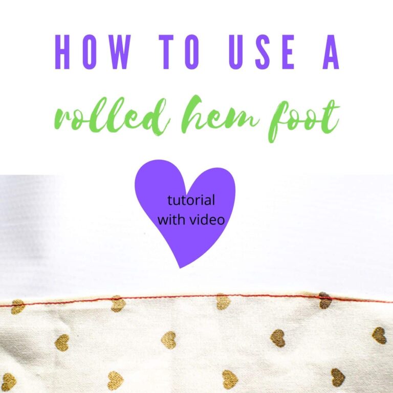 How to Use a Rolled Hem Foot