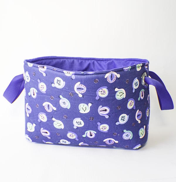 How to Make Fabric Storage Baskets