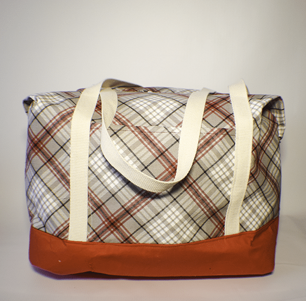 How to Make a Large Travel Tote Bag