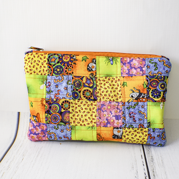 How to make a quilted zipper pouch
