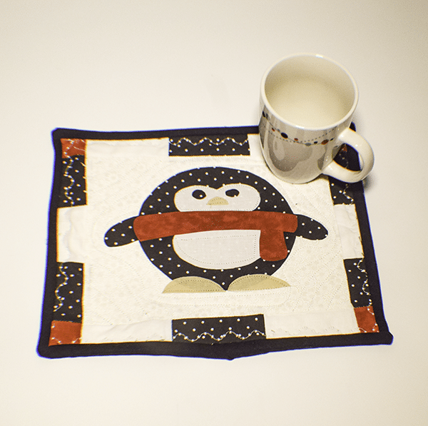 How to Make a Penguin mug Rug