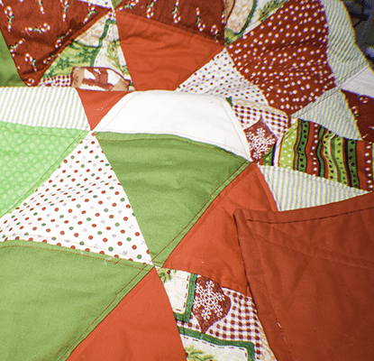 How to Make a Triangle quilt