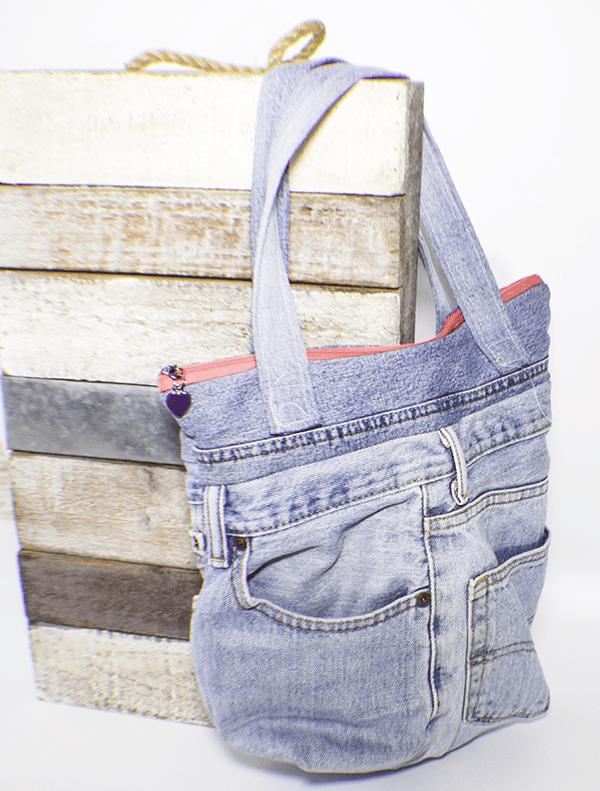 How to Upcycle Jeans into a Handbag