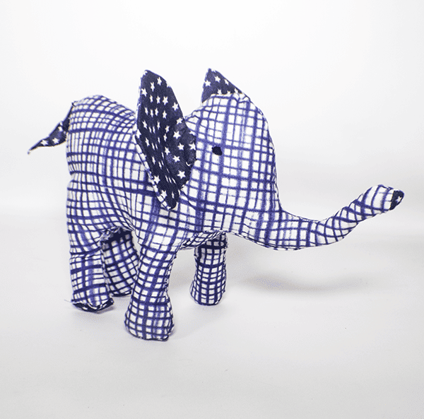 How to make a small stuffed elephant