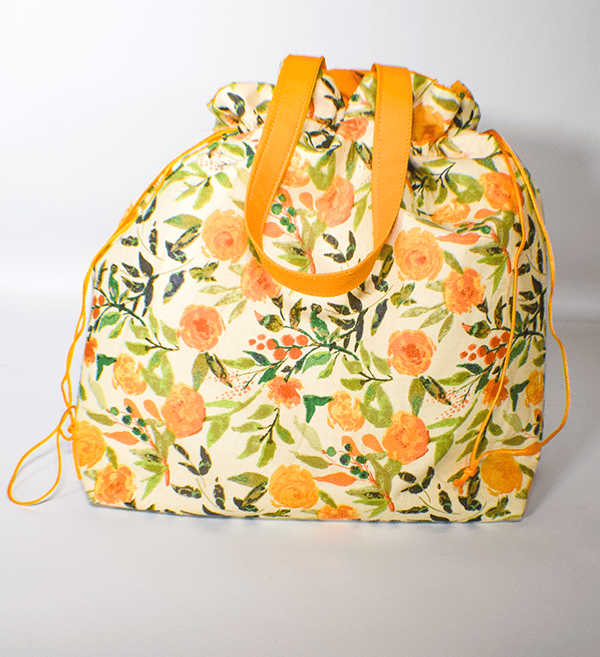 how to make a drawstring handbag