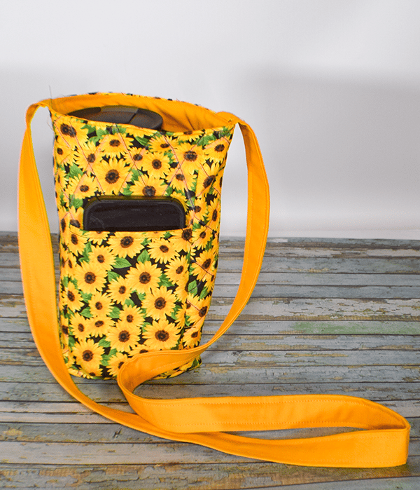 How to sew a bottle carrier bag