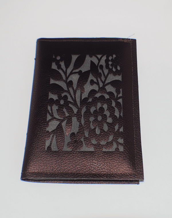 How to make a faux leather passport holder using cricut