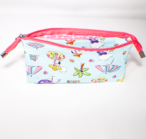 How to make a three pocket zipper pouch