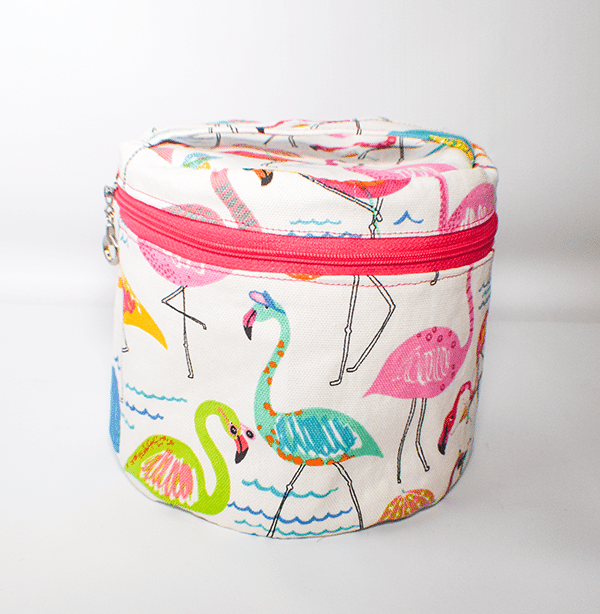 How to Sew a Round Zippered Container
