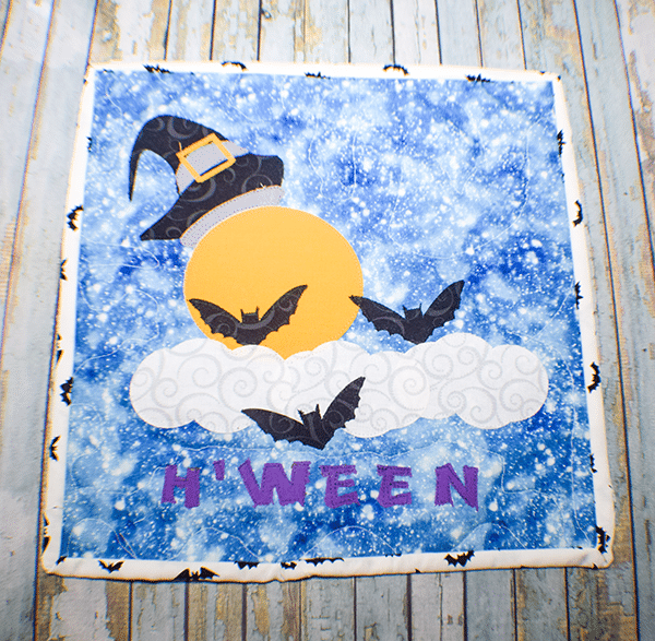 How to Make an Appliqué Halloween Mini Quilt