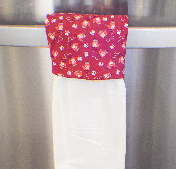 How to Make a Removable Tea Towel Topper